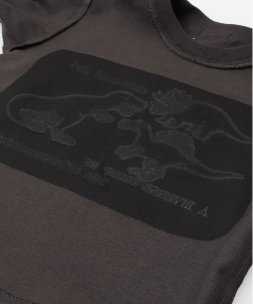 Will Mery(ウイルメリィ)の「【WEB限定】恐竜デザイン半袖Tシャツ(Tシャツ/カットソー・キッズ・ブラック/オフホワイト・120/100/110/90/80/130)」の5枚目の写真