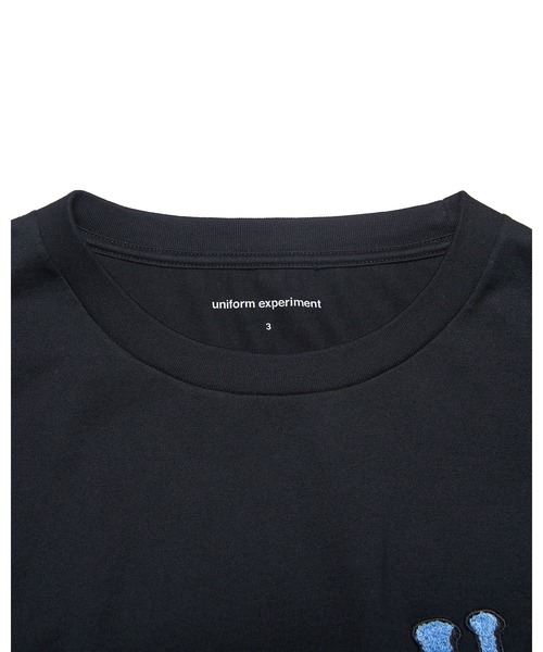 uniform experiment(ユニフォームエクスペリメント)の「UE WAPPEN TEE(Tシャツ/カットソー・メンズ・ホワイト/ブラック/ブルー・1/2/3/4/5)」の12枚目の写真