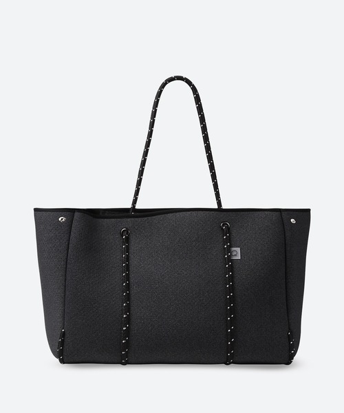 q bag paris(キューバッグパリ)の「zip L ジップ エル ネオプレーン トートバッグ(トートバッグ・レディース・グレー/ダークグレー/ライトグレー/ブラック系その他/ブラック/サンドベージュ・FREE)」の3枚目の写真