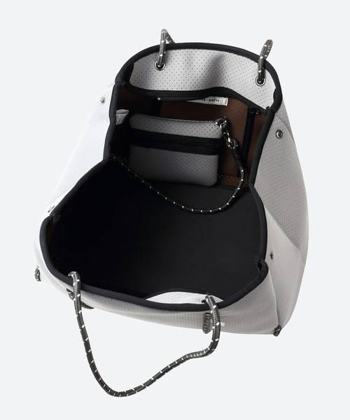 q bag paris(キューバッグパリ)の「zip L ジップ エル ネオプレーン トートバッグ(トートバッグ・レディース・グレー/ダークグレー/ライトグレー/ブラック系その他/ブラック/サンドベージュ・FREE)」の17枚目の写真