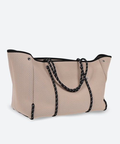 q bag paris(キューバッグパリ)の「zip L ジップ エル ネオプレーン トートバッグ(トートバッグ・レディース・グレー/ダークグレー/ライトグレー/ブラック系その他/ブラック/サンドベージュ・FREE)」の20枚目の写真