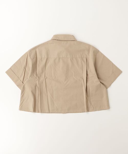 MM6 Maison Margiela（ｴﾑｴﾑｼｯｸｽ ﾒｿﾞﾝ ﾏﾙｼﾞｪﾗ）の「MM6 Maison Margiela(エムエムシックス メゾン マルジェラ)Kids & Junior シャツ（シャツ/ブラウス・キッズ・ベージュ・14Y）」の7枚目の写真