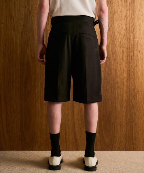 CAMPHOR WOOD（カンファーウッド）の「GURKHA SLACKS HIGH SHORTS / グルカスラックスハイショーツ（スラックス・メンズ・グレー/ブラック・SMALL/LARGE/MEDIUM）」の17枚目の写真