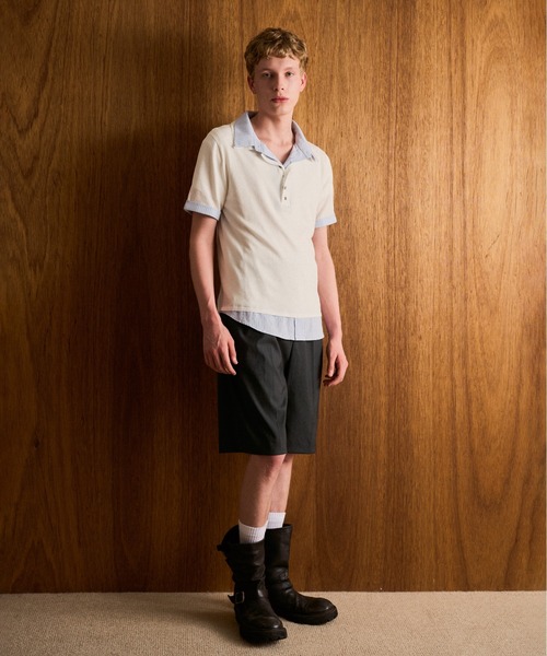 CAMPHOR WOOD（カンファーウッド）の「GURKHA SLACKS HIGH SHORTS / グルカスラックスハイショーツ（スラックス・メンズ・グレー/ブラック・SMALL/LARGE/MEDIUM）」の13枚目の写真