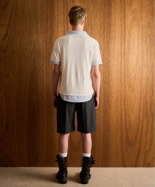 CAMPHOR WOOD（カンファーウッド）の「GURKHA SLACKS HIGH SHORTS / グルカスラックスハイショーツ（スラックス・メンズ・グレー/ブラック・SMALL/LARGE/MEDIUM）」の12枚目の写真