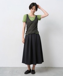 Cotton Pintuck Long Skirt / コットンピンタックロングスカート