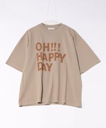 Scrap Book | 【ALL HOURS】7.5OZ PIGMENT DYED OHH!! HAPPY DAY(Tシャツ/カットソー)