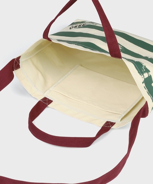 Paul Smith(ポールスミス)の「"Picasso, through the Eyes of Paul Smith" ボーダー トートバッグ【263746 PTOTE】(トートバッグ・メンズ・ケリーグリーン/イエロー・FREE)」の6枚目の写真