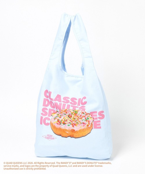 GLOBAL WORK(グローバルワーク)の「【RANDY’S DONUTS(ランディーズ・ドーナツ)】ポーチ付きエコBAG/859593(エコバッグ/サブバッグ・レディース・ライトブルー/ライトピンク・FREE)」の10枚目の写真