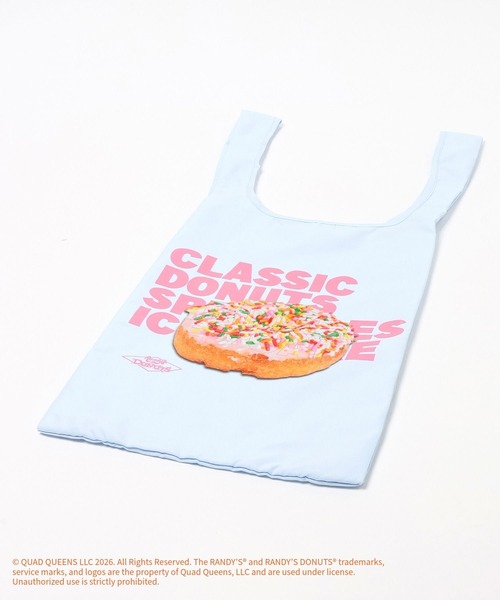 GLOBAL WORK(グローバルワーク)の「【RANDY’S DONUTS(ランディーズ・ドーナツ)】ポーチ付きエコBAG/859593(エコバッグ/サブバッグ・レディース・ライトブルー/ライトピンク・FREE)」の13枚目の写真