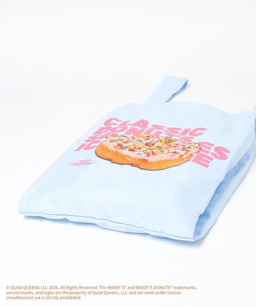 GLOBAL WORK(グローバルワーク)の「【RANDY’S DONUTS(ランディーズ・ドーナツ)】ポーチ付きエコBAG/859593(エコバッグ/サブバッグ・レディース・ライトブルー/ライトピンク・FREE)」の14枚目の写真