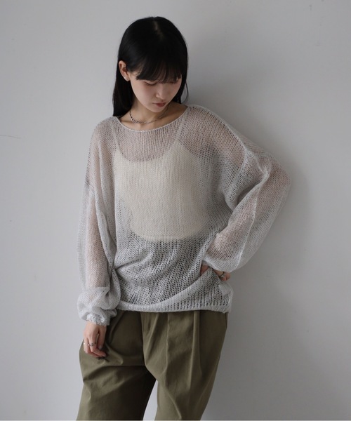 model：164cm. 着用サイズ：FREE
