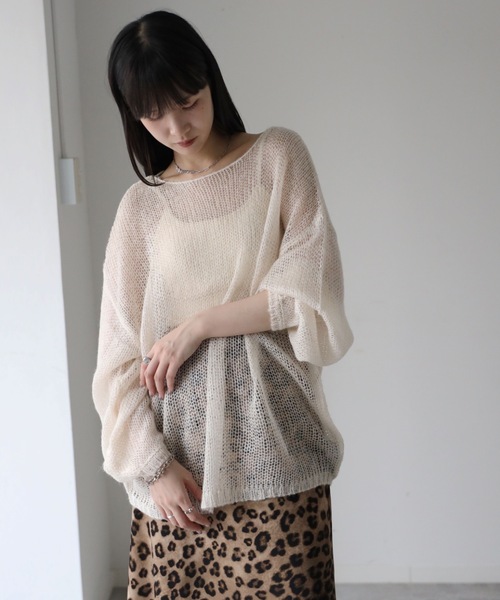model：164cm. 着用サイズ：FREE