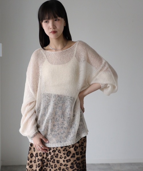 model：164cm. 着用サイズ：FREE