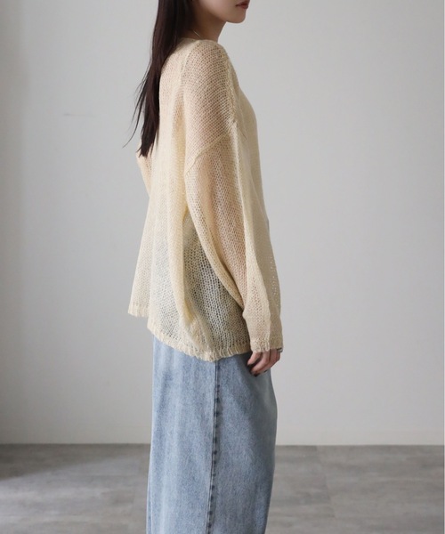 model：164cm. 着用サイズ：FREE