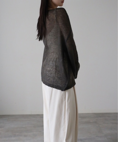 model：164cm. 着用サイズ：FREE