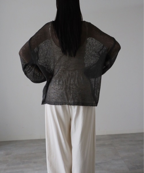 model：164cm. 着用サイズ：FREE