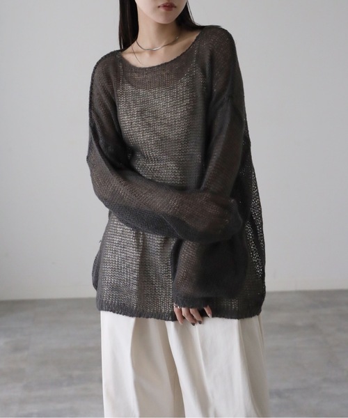 model：164cm. 着用サイズ：FREE