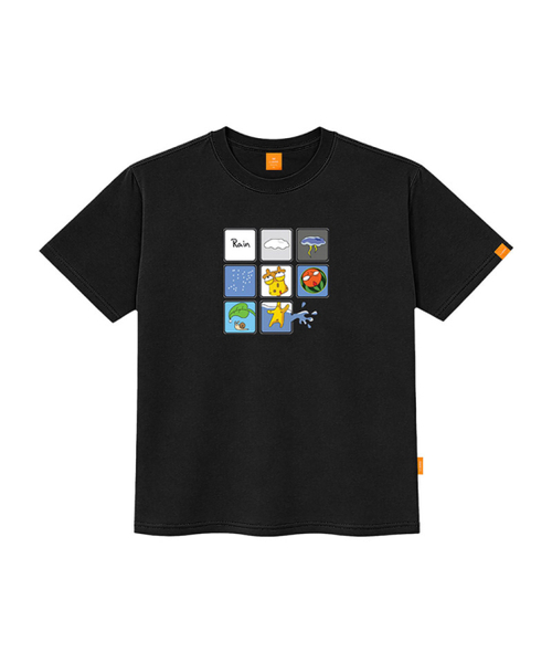 LLAMO（エラモ）の「レイン 半袖Tシャツ 男女共用 ビッグサイズ S 4XL（Tシャツ/カットソー・レディース・ホワイト/ブラック/ベージュ/ネイビー/グレー・SMALL/MEDIUM/LARGE/X-LARGE/2XL/4XL/3XL）」の8枚目の写真