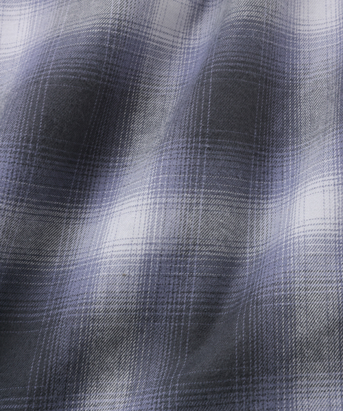 UNFOLLOW(アンフォロー)の「【FOLL / フォル】brushed cotton cashmere check pants(スラックス・メンズ・グレー/ブラウン・3/2)」の6枚目の写真