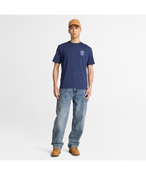Timberland(ティンバーランド)の「半袖 バック グラフィック Tシャツ メンズ(Tシャツ/カットソー・メンズ・ダークネイビー・LARGE/MEDIUM/X-LARGE/XX-LARGE)」の2枚目の写真