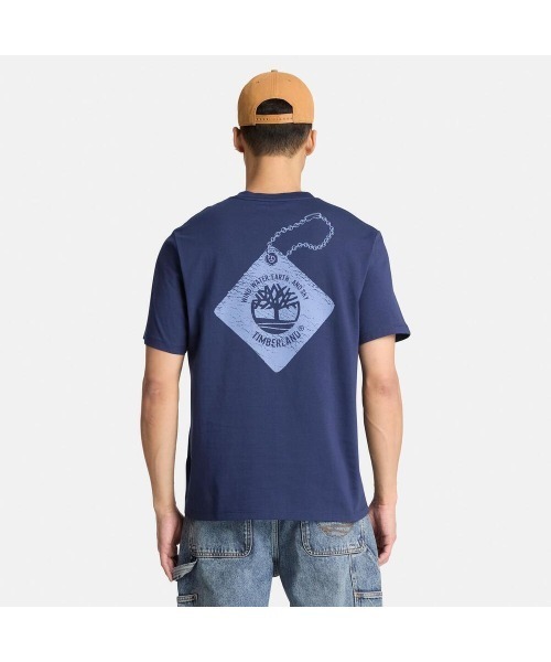 Timberland(ティンバーランド)の「半袖 バック グラフィック Tシャツ メンズ(Tシャツ/カットソー・メンズ・ダークネイビー・LARGE/MEDIUM/X-LARGE/XX-LARGE)」の3枚目の写真