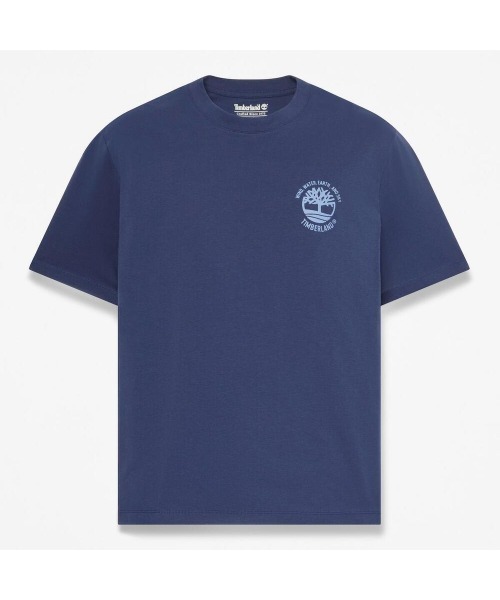 Timberland(ティンバーランド)の「半袖 バック グラフィック Tシャツ メンズ(Tシャツ/カットソー・メンズ・ダークネイビー・LARGE/MEDIUM/X-LARGE/XX-LARGE)」の4枚目の写真