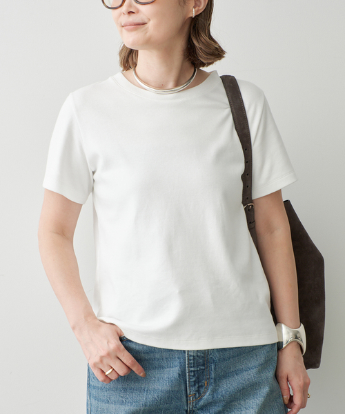 Deuxieme Classe(ドゥーズィエムクラス)の「Basic Tシャツ(Tシャツ/カットソー・レディース・チャコールグレー/ホワイト/ブラック・FREE)」の11枚目の写真