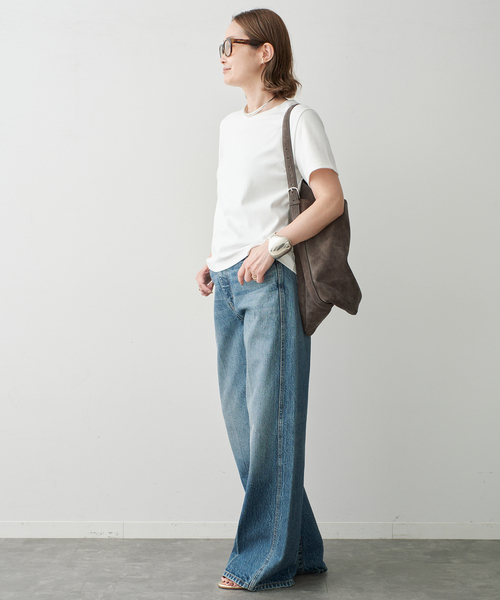 Deuxieme Classe(ドゥーズィエムクラス)の「Basic Tシャツ(Tシャツ/カットソー・レディース・チャコールグレー/ホワイト/ブラック・FREE)」の13枚目の写真