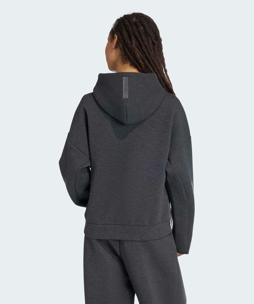 adidas(アディダス)の「adidas Z.N.E.プレミアム フルジップ パーカー / アディダス adidas(パーカー・レディース・ブラック・XX-LARGE/LARGE/MEDIUM/SMALL/X-LARGE)」の2枚目の写真