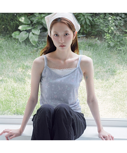 MUSEMOOD（ミューズムード）の「アロハフラワーカーディガン＆キャミセット（その他トップス・レディース・その他・ONE SIZE）」の3枚目の写真