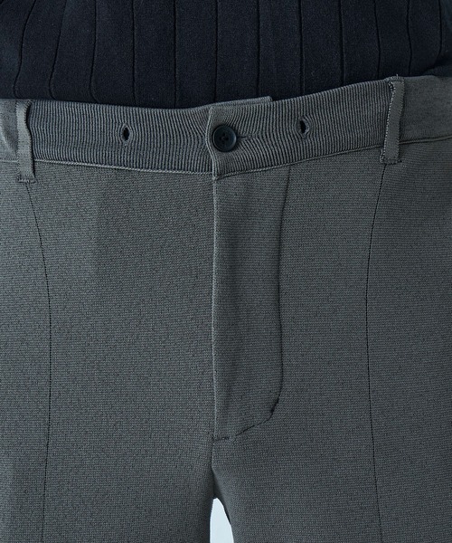 TETE HOMME(テットオム)の「ミラノリブニットパンツ / ウォッシャブル / セットアップ対応(その他パンツ・メンズ・ブラック/ライトグレー/チャコールグレー・LARGE/MEDIUM/X-LARGE)」の8枚目の写真