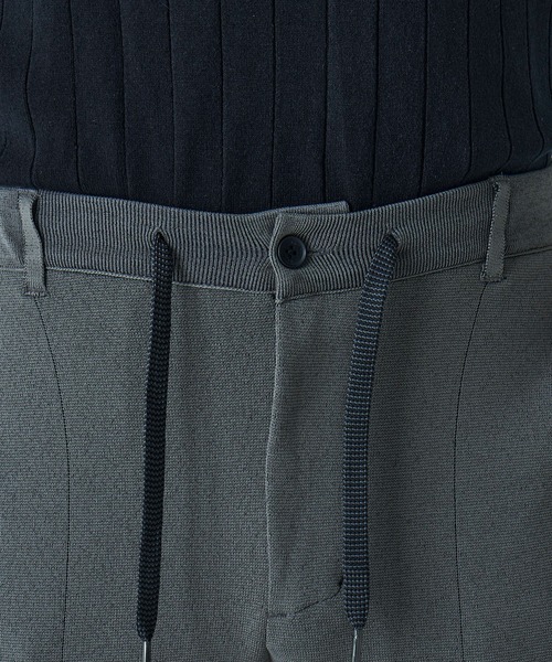 TETE HOMME(テットオム)の「ミラノリブニットパンツ / ウォッシャブル / セットアップ対応(その他パンツ・メンズ・ブラック/ライトグレー/チャコールグレー・LARGE/MEDIUM/X-LARGE)」の7枚目の写真