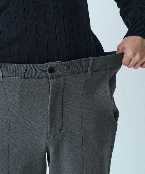 TETE HOMME(テットオム)の「ミラノリブニットパンツ / ウォッシャブル / セットアップ対応(その他パンツ・メンズ・ブラック/ライトグレー/チャコールグレー・LARGE/MEDIUM/X-LARGE)」の10枚目の写真