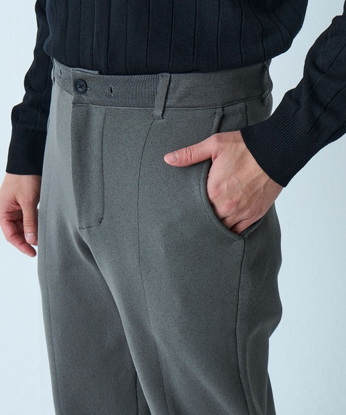 TETE HOMME(テットオム)の「ミラノリブニットパンツ / ウォッシャブル / セットアップ対応(その他パンツ・メンズ・ブラック/ライトグレー/チャコールグレー・LARGE/MEDIUM/X-LARGE)」の11枚目の写真