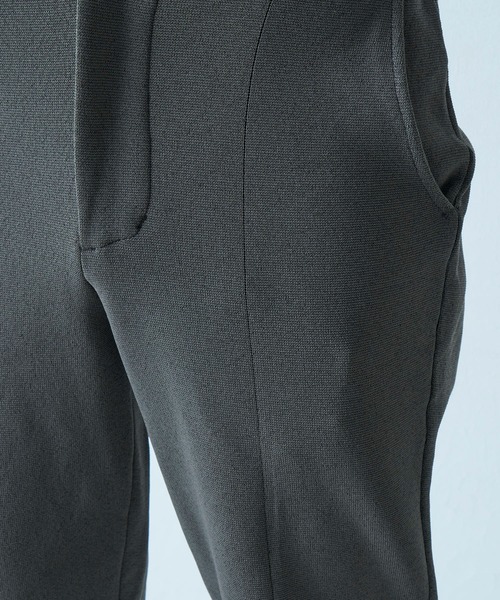 TETE HOMME(テットオム)の「ミラノリブニットパンツ / ウォッシャブル / セットアップ対応(その他パンツ・メンズ・ブラック/ライトグレー/チャコールグレー・LARGE/MEDIUM/X-LARGE)」の12枚目の写真