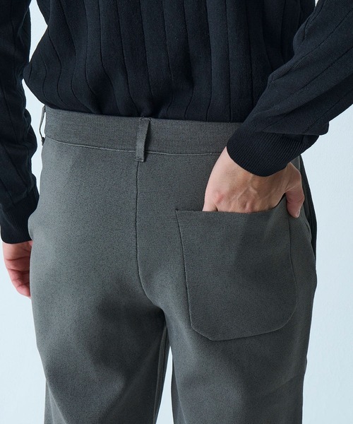 TETE HOMME(テットオム)の「ミラノリブニットパンツ / ウォッシャブル / セットアップ対応(その他パンツ・メンズ・ブラック/ライトグレー/チャコールグレー・LARGE/MEDIUM/X-LARGE)」の13枚目の写真