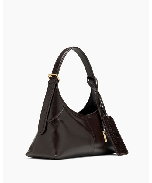 MARC JACOBS(マークジェイコブス)の「THE CRINKLE SMALL BELTED SACK BAG/クリンクル スモール ベルテッド サック バッグ(ショルダーバッグ・レディース・ダークブラウン・ONE SIZE)」の5枚目の写真