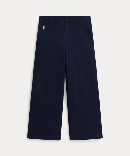 POLO RALPH LAUREN CHILDRENSWEAR(ポロ ラルフ ローレン チルドレンズウェア)の「リブ ワイドレッグ パンツ(その他パンツ・キッズ・ネイビー系1・4/6/3)」の1枚目の写真