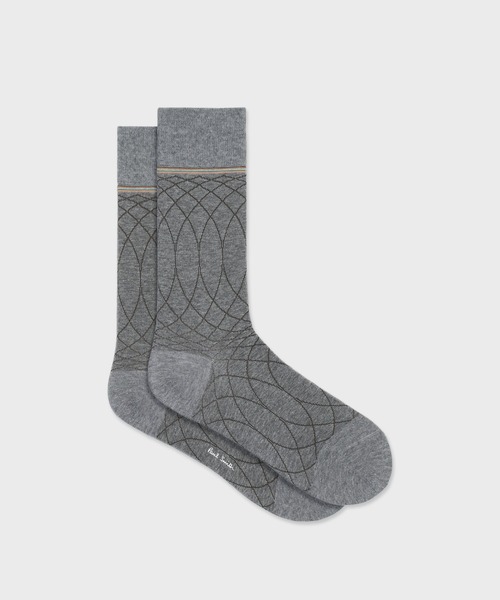 Paul Smith(ポールスミス)の「“Albemarle” ソックス【260612 DR】(ソックス/靴下・メンズ・ダークパープル/グレー/ブラック・25-27)」の1枚目の写真