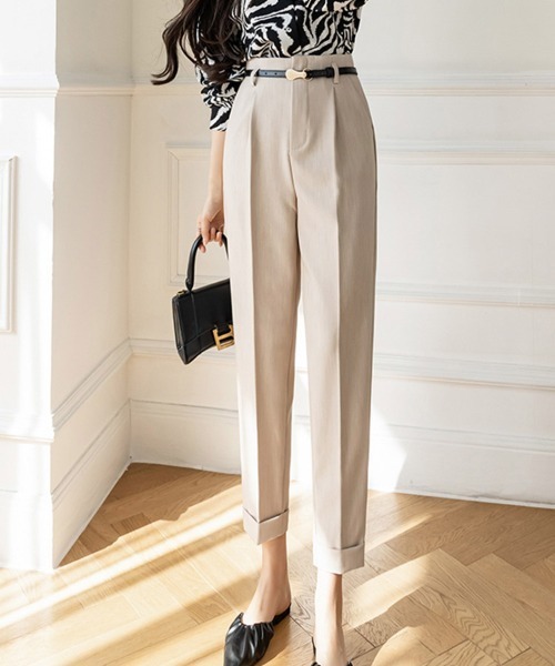 ONEP STAR(ワンピスター)の「センタープレステーパードパンツ(その他パンツ・レディース・ベージュ/グレー/ブラック・SMALL/MEDIUM/LARGE/X-LARGE)」の13枚目の写真