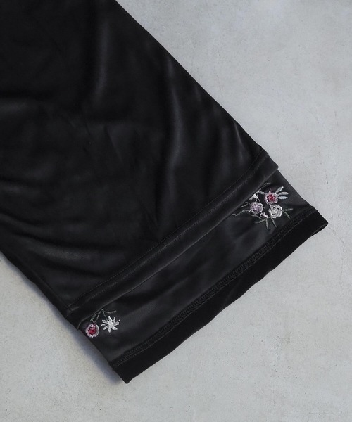tiptop(ティップトップ)の「ベロア花刺繍イージーパンツ(その他パンツ・レディース・ブラック/ブラウン・FREE)」の15枚目の写真