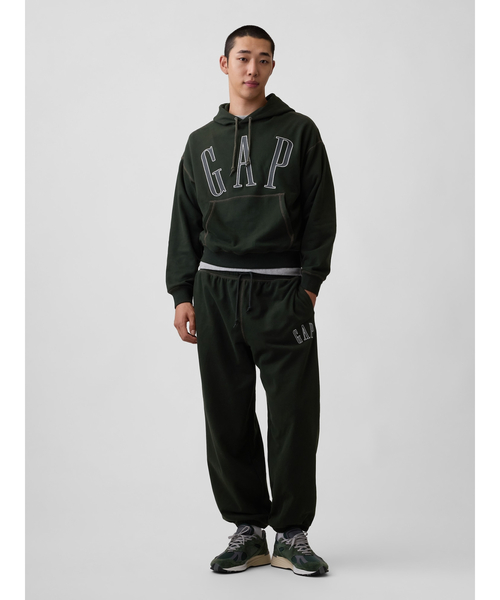 GAP(ギャップ)の「ヴィンテージソフト フレンチテリー バギージョガーパンツ(スウェットパンツ・メンズ・グレー/レッド/グリーン/ネイビー/ブラック・XL/L/M/S/XS)」の4枚目の写真