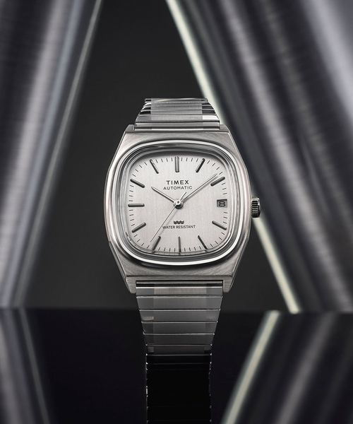 TIMEX(タイメックス)の「TIMEX REISSUE 1983 Automatic tx-tw2w7080(アナログ腕時計・レディース・シルバー・FREE)」の5枚目の写真