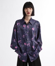 HARE | アートフラワージャガードシャツ(HARE)(シャツ/ブラウス)
