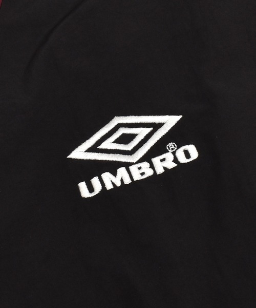UMBRO(アンブロ)の「【ムラサキスポーツ限定】UMBRO/アンブロ トラックジャケット ユニセックス セットアップ対応 MD3726FWMSJK02(ナイロンジャケット・メンズ・ネイビー/ブラック・M/XL/L/S)」の7枚目の写真