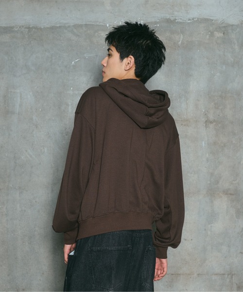 ILL'S(イルズ)の「CRASH LOGO GRAPHIC FULLZIP HOODIE / クラッシュロゴ カモ柄グラフィック フルジップ フーディー ダブルジップ メンズ レディース ユニセックス(パーカー・メンズ・ブラウン/ブラック/チャコールグレー/ライム・L/M)」の14枚目の写真