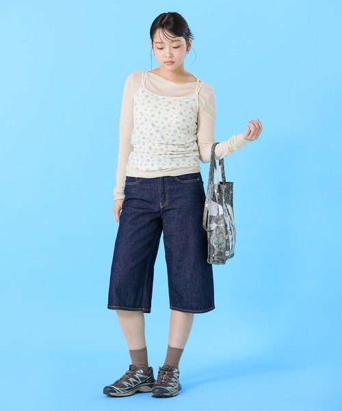 Casselini(キャセリーニ)の「Casselini(キャセリーニ)コラージュプリントショルダー(ショルダーバッグ・レディース・ブルー/ブラック・FREE)」の7枚目の写真