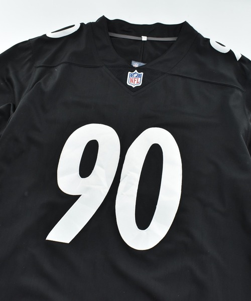 NIKE(ナイキ)の「【USED】NIKE “NFL Pittsburgh Steelers #90” ゲームシャツ(Tシャツ/カットソー・メンズ・ブラック・LARGE)」の6枚目の写真