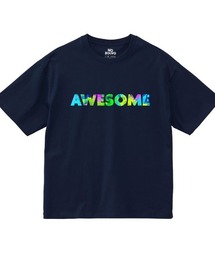 NOBOUND(ノーバウンド) 半袖Tシャツ メッセージ ロゴ プリント ボックスシルエット トップス カットソー メンズ ユニセックス